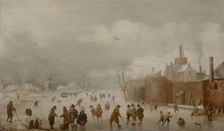 Winter Landscape, c1620-1640. Creator: Anthonie Verstralen