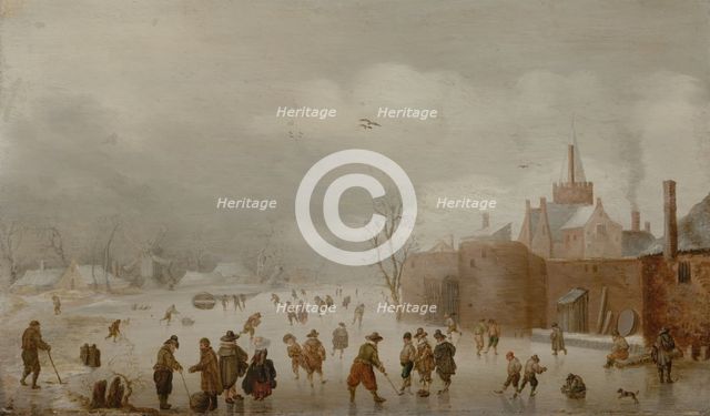 Winter Landscape, c1620-1640. Creator: Anthonie Verstralen.