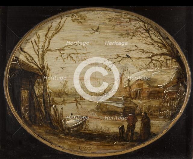 Winter Landscape, c.1620-c.1630. Creator: Jan van de Velde II.