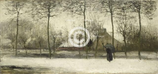 Winter landscape, c.1875.  Creator: Willem Maris.
