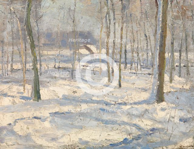 Winter landscape. Creator: Georges Buysse.