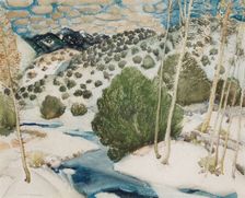 Winter Landscape. Creator: Victor Higgins