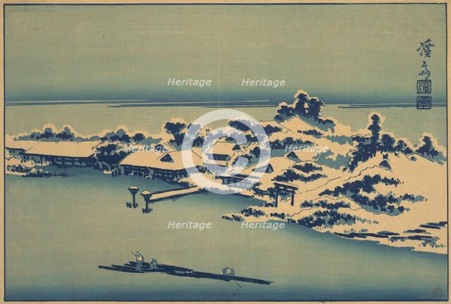 Winter Landscape, early-mid 19th century. Creator: Ikeda Eisen.