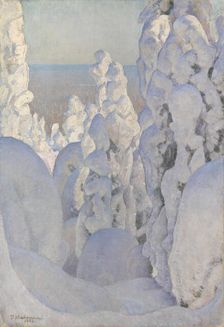 Winter Landscape, Kinahmi, 1923. Creator: Pekka Halonen