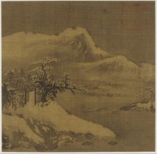 Winter landscape, Ming dynasty, 1368-1644. Creator: Unknown