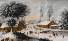 Winter Landscape, possibly 17th century. Creator: Unknown