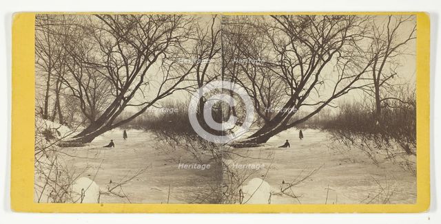 Winter Lane in the Country, 1875/99. Creator: Unknown.
