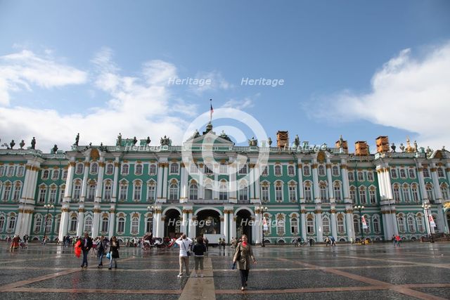 Winter Palace, Hermitage Museum, St Petersburg, Russia, 2011. Creator: Sheldon Marshall.