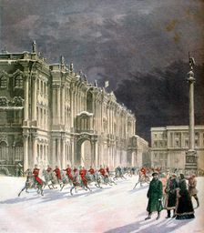 Winter Palace, Saint Petersburg, Russia, 1891. Creator: F Meaulle