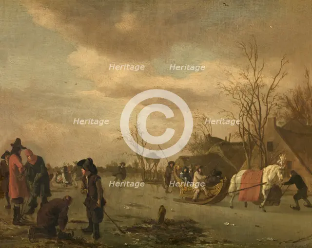 Winter Pleasures, 1662. Creator: Adriaen van de Velde.