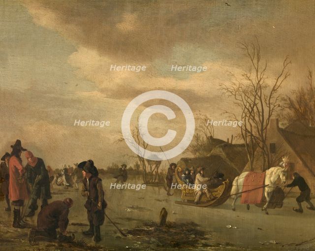 Winter Pleasures, 1662. Creator: Adriaen van de Velde.