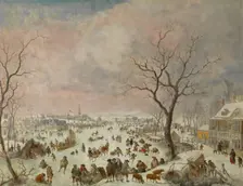 Winter Pleasures, 1710 -1718. Creator: Jan Griffier I