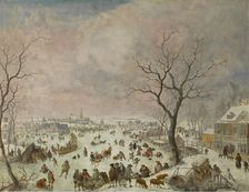 Winter Pleasures, 1710 -1718. Creator: Jan Griffier I