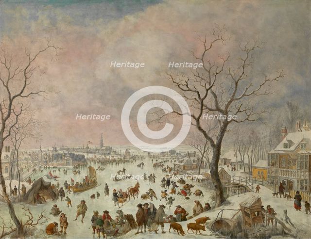 Winter Pleasures, 1710 -1718. Creator: Jan Griffier I.