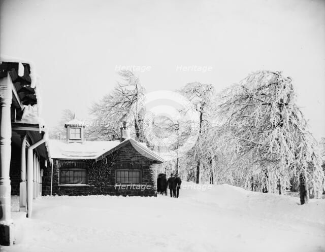 Winter, Prospect Park, Niagara Falls, between 1880 and 1901. Creator: Unknown.