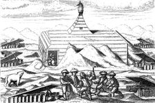 Winter quarters of Willem Barents expedition to the Arctic, 1596-1597