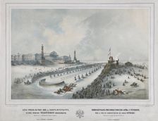 Winter Races on the Neva in St Petersburg, 1859