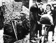 Winter relief, distribution of coal, France 1940-1944