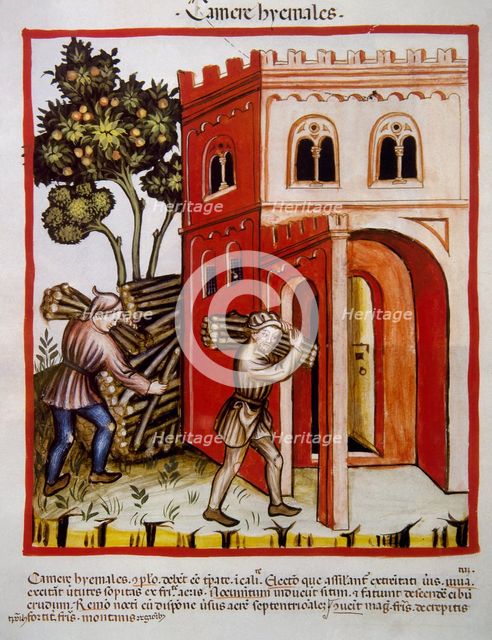 Winter rooms, 14th century.  Creator: Unknown.