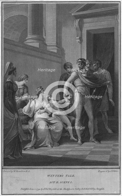'Winter's Tale. Act II. Scene I', 1793.  Artist: James Fittler.