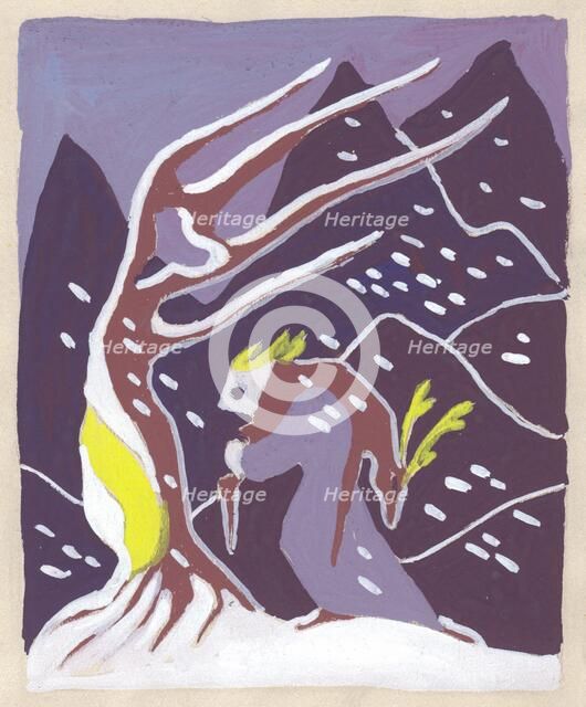 Winter study, c1950. Creator: Shirley Markham.