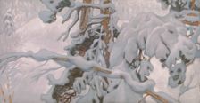 Winter, study for the Juselius Mausoleum frescoes, 1902. Creator: Akseli Gallen-Kallela
