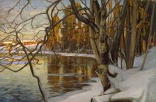Winter Sun, 1909. Creator: Victor Westerholm