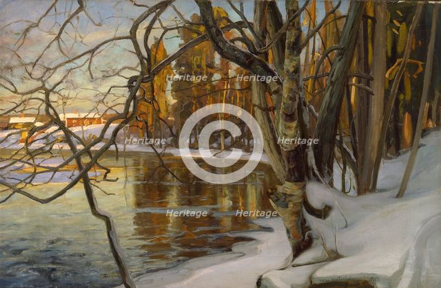 Winter Sun, 1909. Creator: Victor Westerholm.