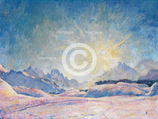 Winter Sun in Maloja, 1926.
