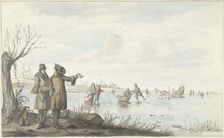 Winter scene, 1661-1693. Creator: Gerrit Grasdorp