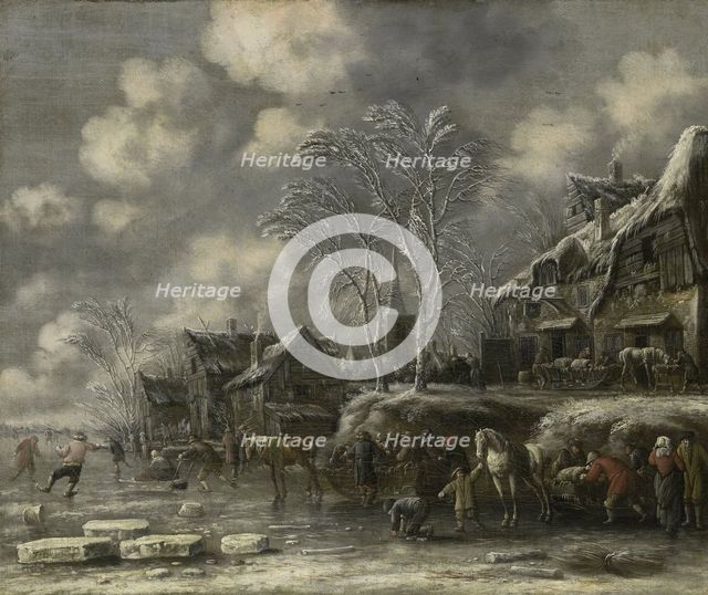Winter Scene, 1675. Creator: Thomas Heeremans.