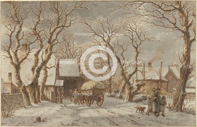 Winter Scene, 1790. Creator: Jacob Cats.