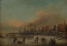 Winter Scene. Creator: Unknown