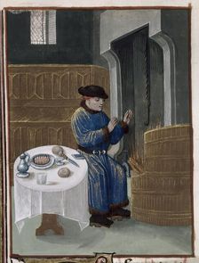 Winter scene indoors, 1473-1483? Creator: Unknown