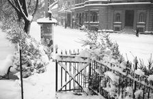 Winter scene, Landskrona, Sweden, 1938