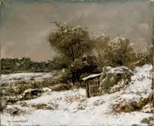 Winter Scene, post 1855. Artist: Gustave Courbet
