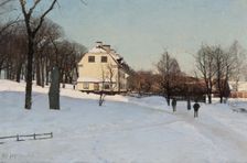 Winter - Skeppsholmen, Stockholm , 1888. Creator: Alfred Bergström