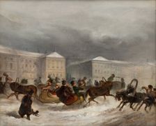 Winter Sleigh Rides, 19th century