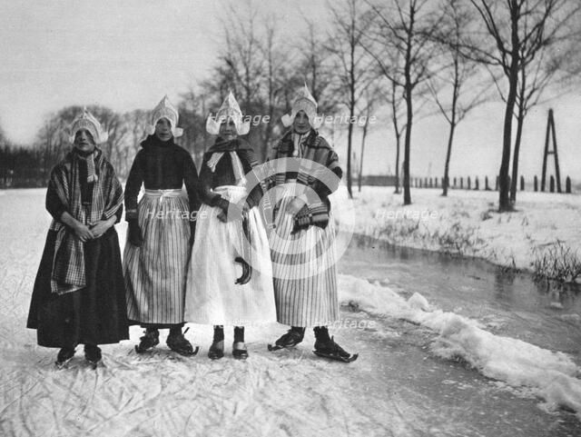 Winter, Volendam, Netherlands, c1934. Artist: Unknown