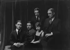 Winter, Wallace, Mr., group, portrait photograph, 1917 May 3. Creator: Arnold Genthe
