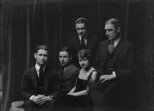 Winter, Wallace, Mr., group, portrait photograph, 1917 May 3. Creator: Arnold Genthe