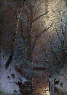 Winter. Winter Night, 1888. Creator: Ladislav Mednyanszky