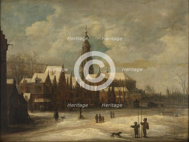 Winter's Day in Breda, 1648-1651. Creator: Frans de Momper.