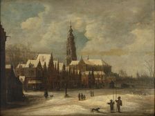 Winter's Day in Breda, 1648-1651. Creator: Frans de Momper