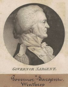 Winthrop Sargent, 1802. Creator: Charles Balthazar Julien Févret de Saint-Mémin