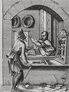 Wire worker, 16th century, (1878). Creator: Unknown