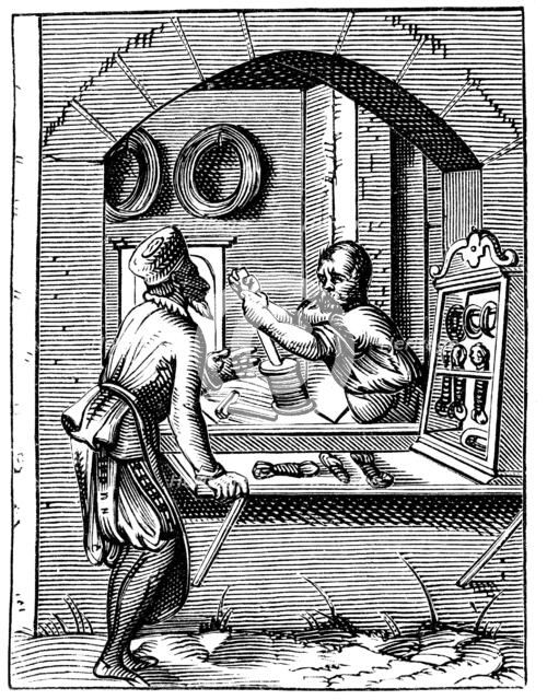 Wire Worker, 16th century. Artist: Jost Amman