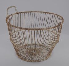 Wire oyster basket, 20th century. Creator: Unknown