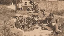Wireless Operator Inside Latest Type of Training Machine, 1940