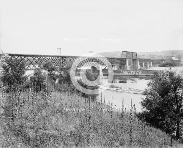 Wisconsin River near Merrimac, between 1880 and 1899. Creator: Unknown.